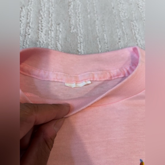 Vintage single stitch pink Santa Domingo surfing t-shirt 90’s sized M/L - Picture 4 of 13